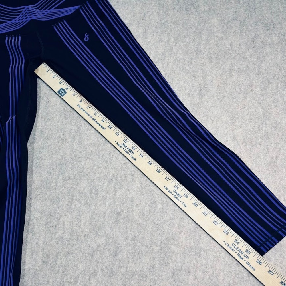 Fanka PowerBand Resistance High Intensity Leggings Wm 16 Blk/Purple Full Length - Picture 6 of 9